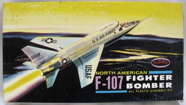 Aurora 1/117 North American F-107 - Fighter Bomber, 295-50 plastic model kit